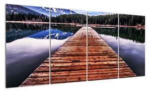 Vodní molo - obraz (160x80cm)