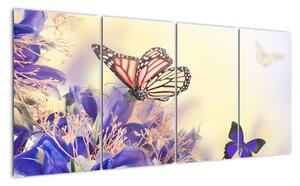 Motýli - obraz (160x80cm)