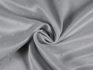 Biante Teflonový oválný ubrus TF-080 Obdélníčky na šedém 140x220 cm