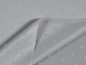 Biante Dekorační závěs TF-080 Obdélníčky na šedém 150x140 cm