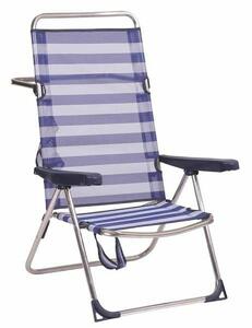 Plážová židle Alco Modrá 65 x 60 x 100 cm