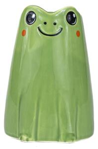 Zelená keramická váza (výška 10 cm) Frog Mini – Sass & Belle