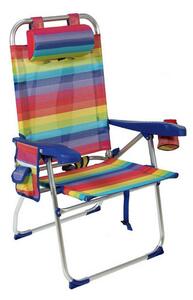 Plážová židle Textiline Vícebarevný
