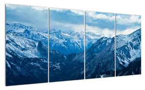 Panorama hor v zimě - obraz (160x80cm)
