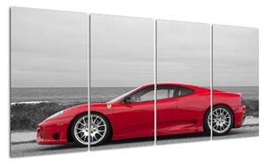 Červené Ferrari - obraz (160x80cm)
