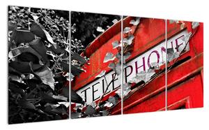 Telefonní budka - obraz (160x80cm)