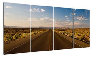Panorama cesty - obraz (160x80cm)