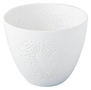 Porcelánový svícen Heart Small