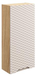 Comad Závěsná koupelnová skříňka Ocean 35 cm dub olejovaný/béžová