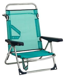 Plážová židle Alco, Vícepoziční, Zelená (62 x 82 x 65 cm)