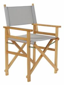Zahradní židle DKD Home Decor, Šedá, Přírodní Borovice (56 x 48 x 87 cm)
