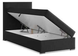 Čalouněná postel ZONZA 90×200 cm černá