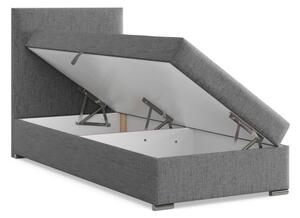 Čalouněná postel ELDA 90×200 cm šedá