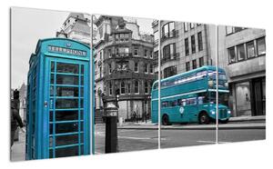 Abstraktní obraz - Londýn (160x80cm)