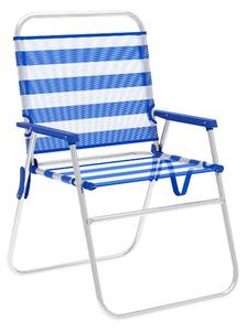 Polstrovaná Skládací židle Marbueno, Pruhy 52 x 80 x 56 cm