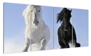 Koně, obraz (160x80cm)