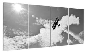 Obraz letícího letadla (160x80cm)