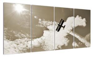 Letící letadlo - obrazy (160x80cm)