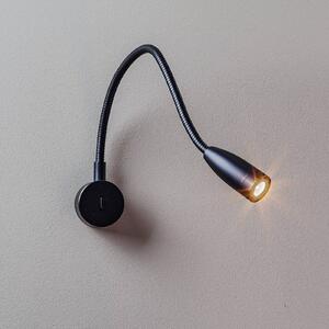 LEDS-C4 Bed LED nástěnné světlo kulaté, černá
