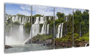 Panorama vodopádů - obrazy (160x80cm)