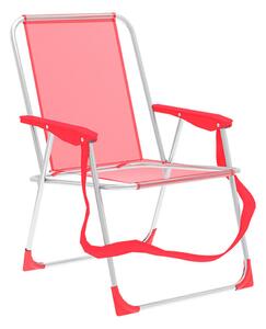 Polstrovaná Skládací židle Marbueno, Korálová 59 x 83 x 51 cm