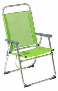 Plážová židle 22 mm Zelená (52 x 56 x 92 cm)