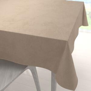 Biante Sametový čtvercový ubrus Velvet Premium SVP-042 Béžovohnědý 70x70 cm