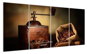 Obraz kávového mlýnku (160x80cm)