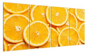 Plátky pomerančů - obraz (160x80cm)