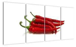 Chilli papričky, obrazy (160x80cm)