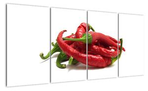 Chilli papričky, obrazy (160x80cm)