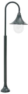 Zahradní sloupová lampa E27 120 cm hliník tmavě zelená