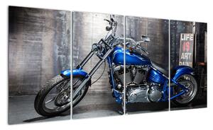 Obraz motorky, obraz na zeď (160x80cm)