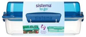 Sistema® TO GO™ Flip and Nest Krabička na oběd 1,8 l, modrá