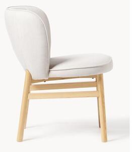 Čalouněná židle s dřevěnými nohami Terry