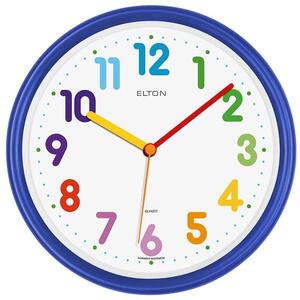 Elton 163375 - dětské barevné nástěnné hodiny