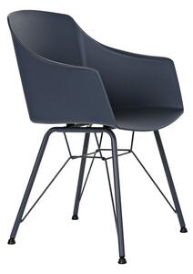 DKD Home Decor Modrá židle s moderním designem - 56 x 53 x 81 cm