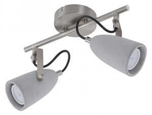 Briloner 2529-022 - LED Bodové svítidlo THIMBLE 2xGU10/5W/230V beton