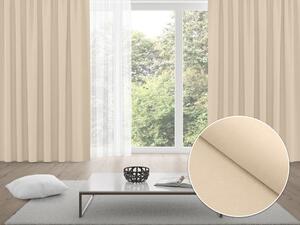 Biante Zatemňovací závěs Blackout BKS-407 Krémově béžový - šířka 140 cm 140x140 cm