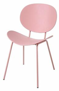 DKD Home Decor Růžová moderní židle 50 x 55 x 79,5 cm
