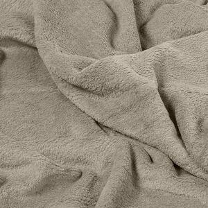 Goldea kvalitní deka z mikrovlákna - tmavě béžová 200 x 230 cm
