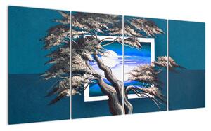 Obraz stromu na stěnu (160x80cm)