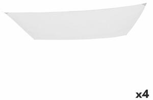 Stínící plachty Aktive, Bílé 300 x 0,5 x 400 cm (4 kusů)