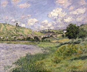 Claude Monet - Obrazová reprodukce Landscape, Vetheuil, 1879, (40 x 35 cm)
