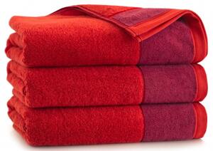 Egyptská bavlna ručníky a osuška Melisa - červená Velikost: ručník 50 x 100