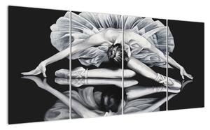 Obraz baleríny (160x80cm)