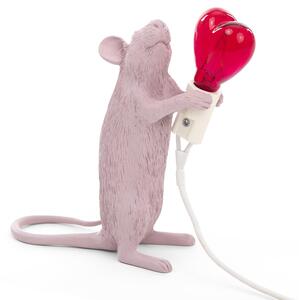 Seletti designové stolní lampy Mouse Lamp Step Love USB