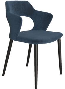 Modrá látková jídelní židle Miotto Pretorio