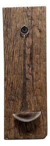 Dřevěný nástěnný svícen Grimaud Unit - 15*2*46 cm