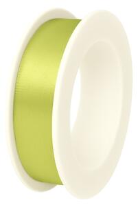 Stuha saténová světle zelená 15mm x 3m (6,-Kč/m)